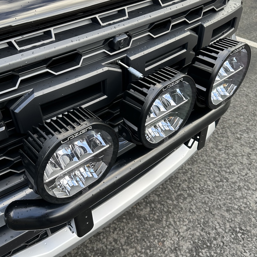 Ford Raptor 2023- lazer lights - triple 7" sentinel LED integration