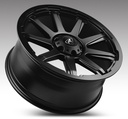 18X8 Hurricane Predator black finish alloy wheel 6X139.7 Toyota Hilux 2021-