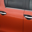 Toyota Hilux 2021- black door handle bowls - set 4PCE