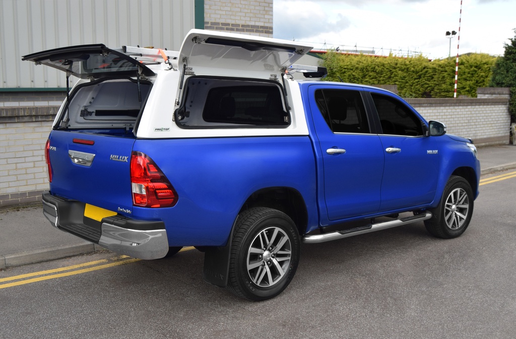 Toyota Hilux 2021- ProTop Gullwing (for active model with ladder rack) - solid tailgate