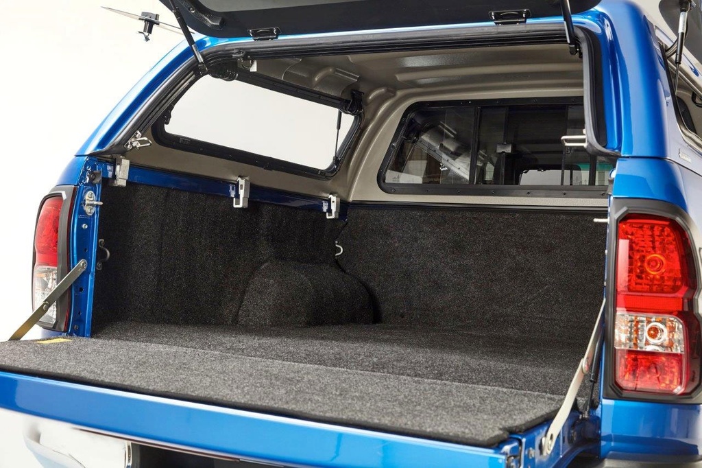 Toyota Hilux 2021- Aeroklas Leisure hardtop canopy - lift up windows