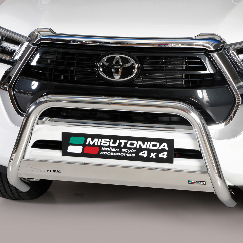 63mm A-Frame front bar for Toyota Hilux 2021-