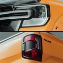 Ford Ranger 2023- Predator headlight and tail lamp cover set in gloss black