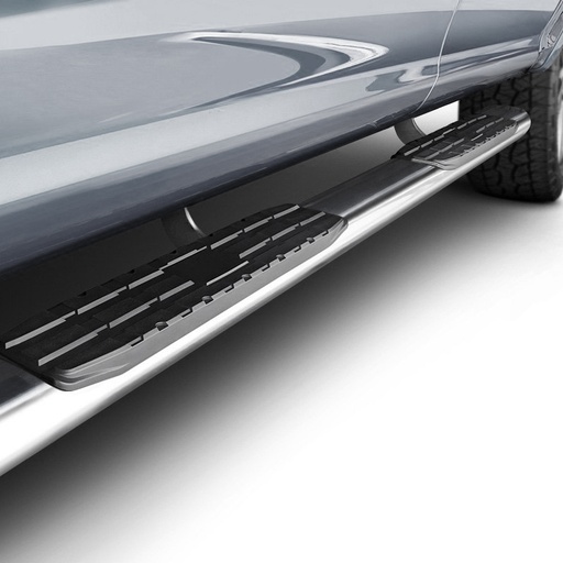[4M-AMAR23SSSBOVW] VW Amarok 2023- stainless steel side bars with steps plates