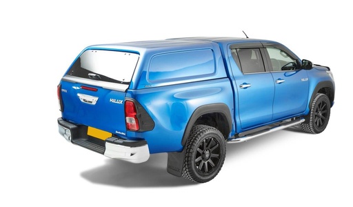 Toyota Hilux 2021- Aeroklas commercial hardtop canopy with blank sides