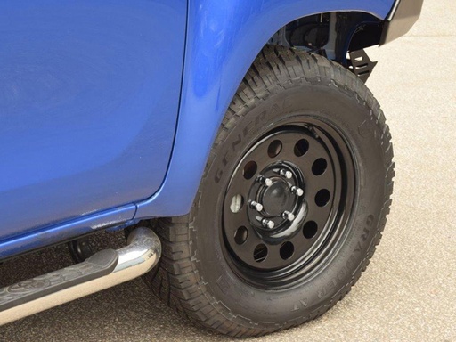 [4M-1786139110BLKMOD#] 17 INCH black Modular steel wheels for Toyota Hilux