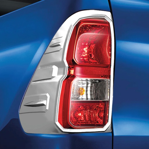 [4M-HILUX-16CTLC#] Toyota Hilux 2016-2020 Chrome rear light covers