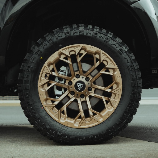 [4M-20X9.56X139ET14CB93.1/SCORP2/BRONZE-RANG23#] Ford Ranger 2023- 20" Predator Scorpion Alloy wheel- Bronze