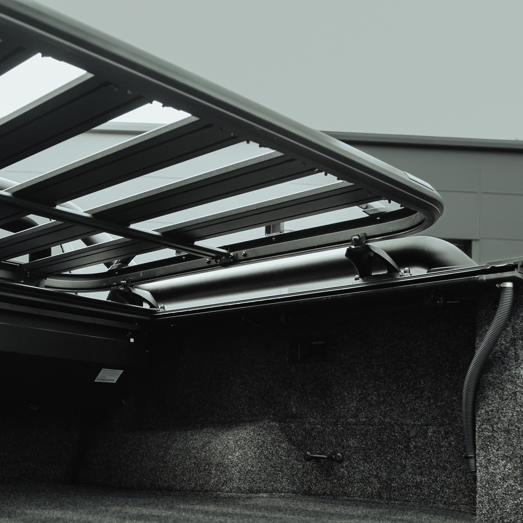 Ford Raptor 2023- Predator platform rack for roller shutters (with side rails)
