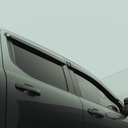 Ranger 2012+ double cab Wind deflectors large quad FO8612-ON