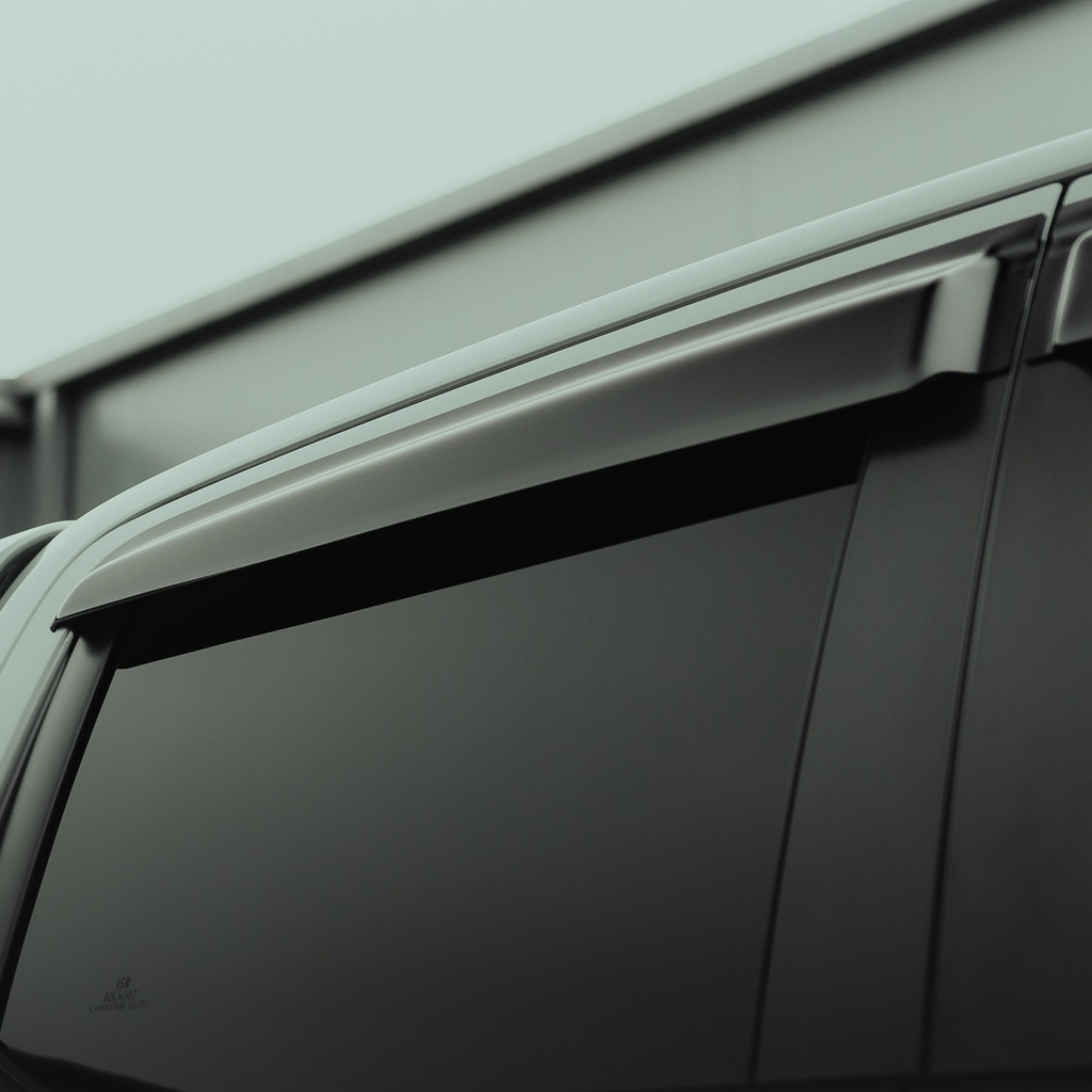 Ranger 2012+ double cab Wind deflectors large quad FO8612-ON