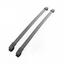 FORD RANGER WILDTRAK 2023- BLACK CROSS BARS FOR ROOF RAILS