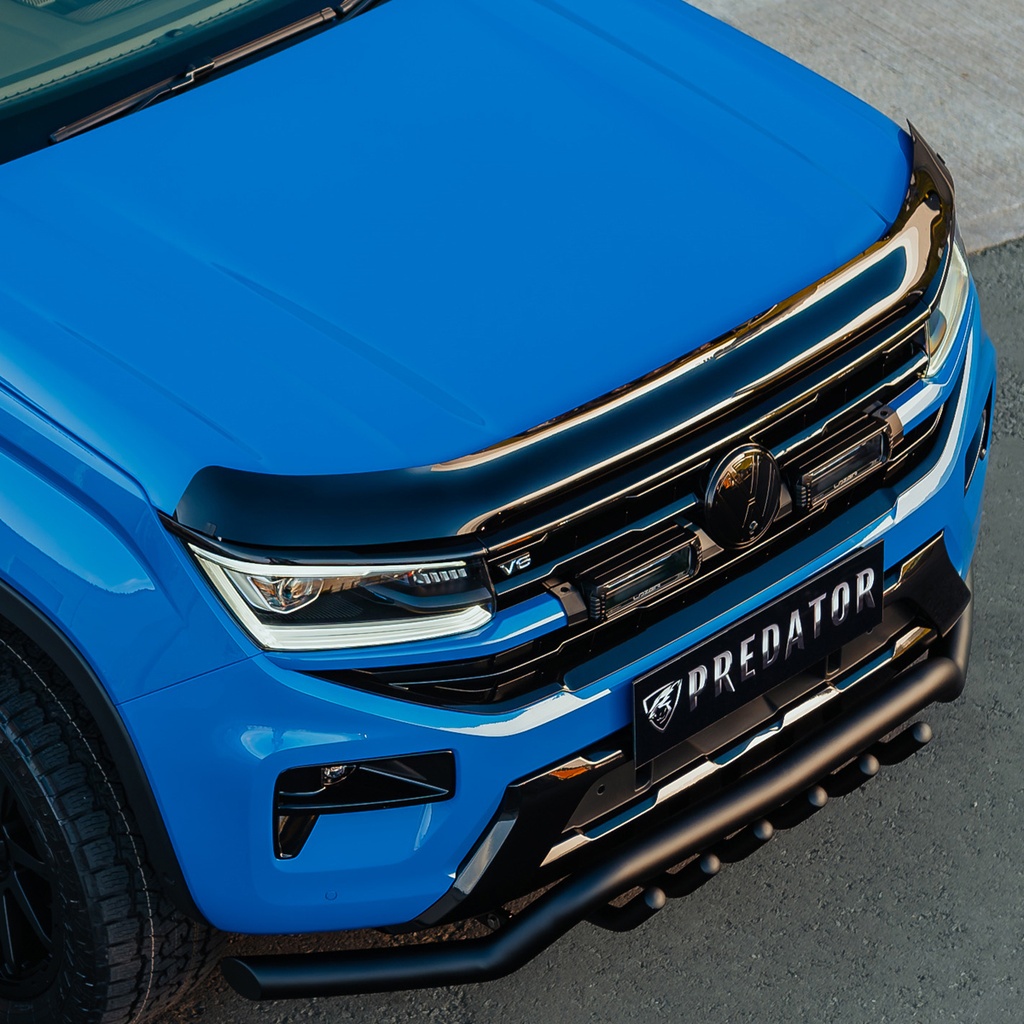 VW Amarok 2023- Dark Smoke bonnet guard