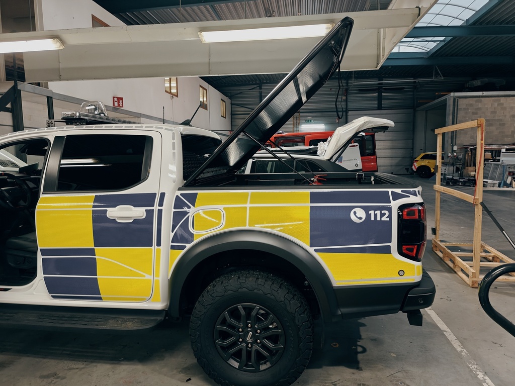 Ford Ranger/Raptor 2023+ aludeck tonneau cover zwart