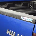 Toyota Hilux 2021- Double cab Aeroklas bed liner - under rail