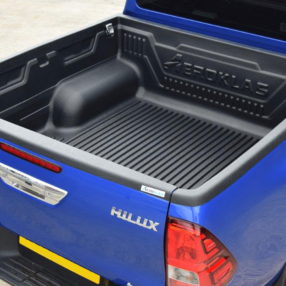 Toyota Hilux 2021- Double cab Aeroklas bed liner - under rail