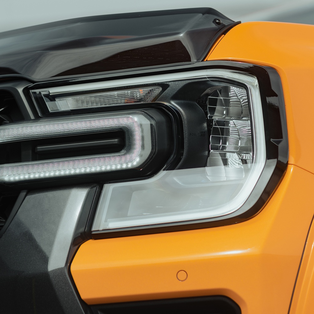 Ford Ranger 2023- Predator headlight and tail lamp cover set in gloss black