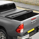 Toyota Hilux 2021- Soft Tri-folding tonneau cover (no ladder rack)