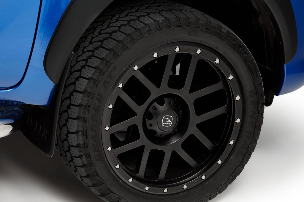 18X8 Dakar Hawke matte black finish alloy wheel 6X139,7 Toyota Hilux 2016-