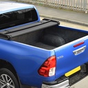 Toyota Hilux 2021- Soft Tri-folding tonneau cover (Models with ladder rack)