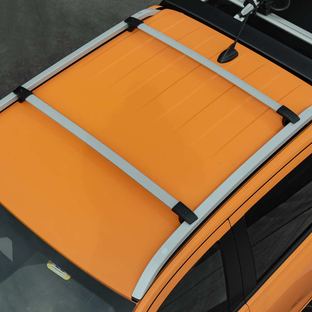 SILVER CROSS BARS FOR ROOF RAILS 