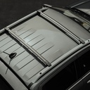 FORD RANGER WILDTRAK 2023- BLACK CROSS BARS FOR ROOF RAILS