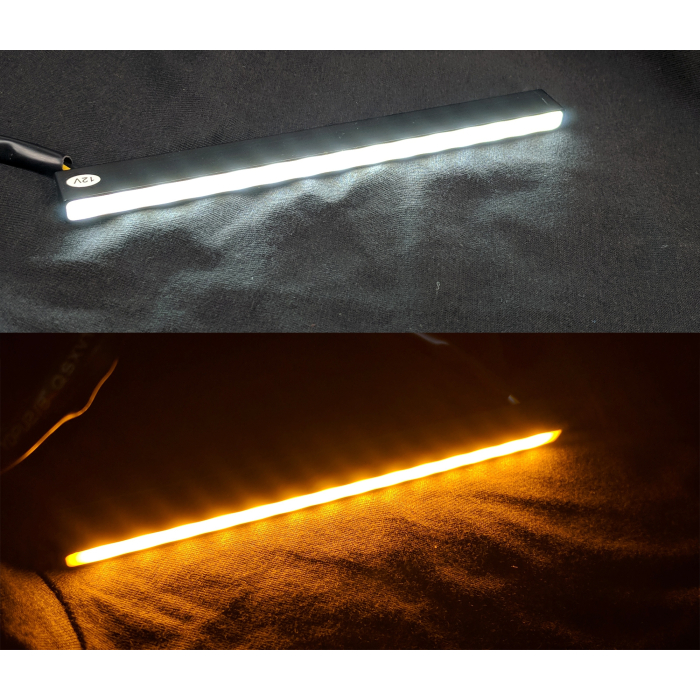 Accent dual - LED comined DRL and sequential turn signal