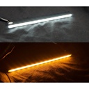 Accent dual - LED comined DRL and sequential turn signal