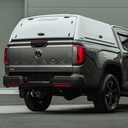 VW Amarok 2023- ProTop gullwing canopy with FRP rear door in clear white