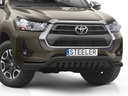 Toyota Hilux 2021- spoiler bar with axle plate in black