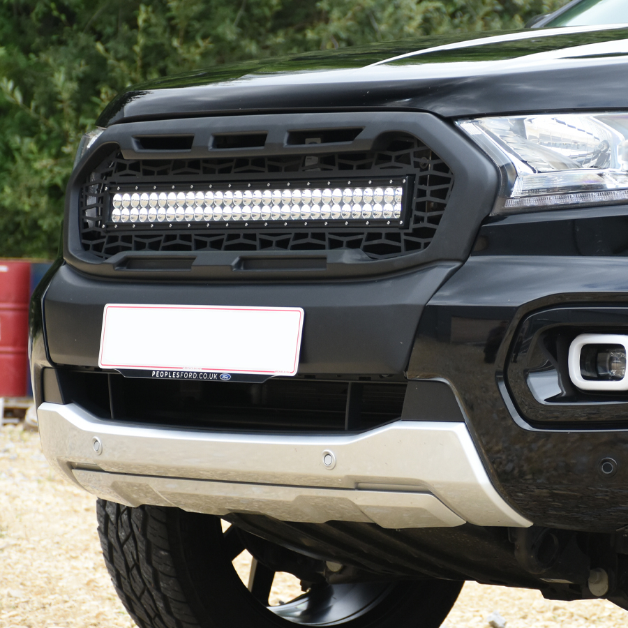 FORD RANGER 2019 ON PREDATOR VISION DOUBLE ROW 30 INCH LIGHT BAR GRILLE INTEGRATION KIT - BLACK