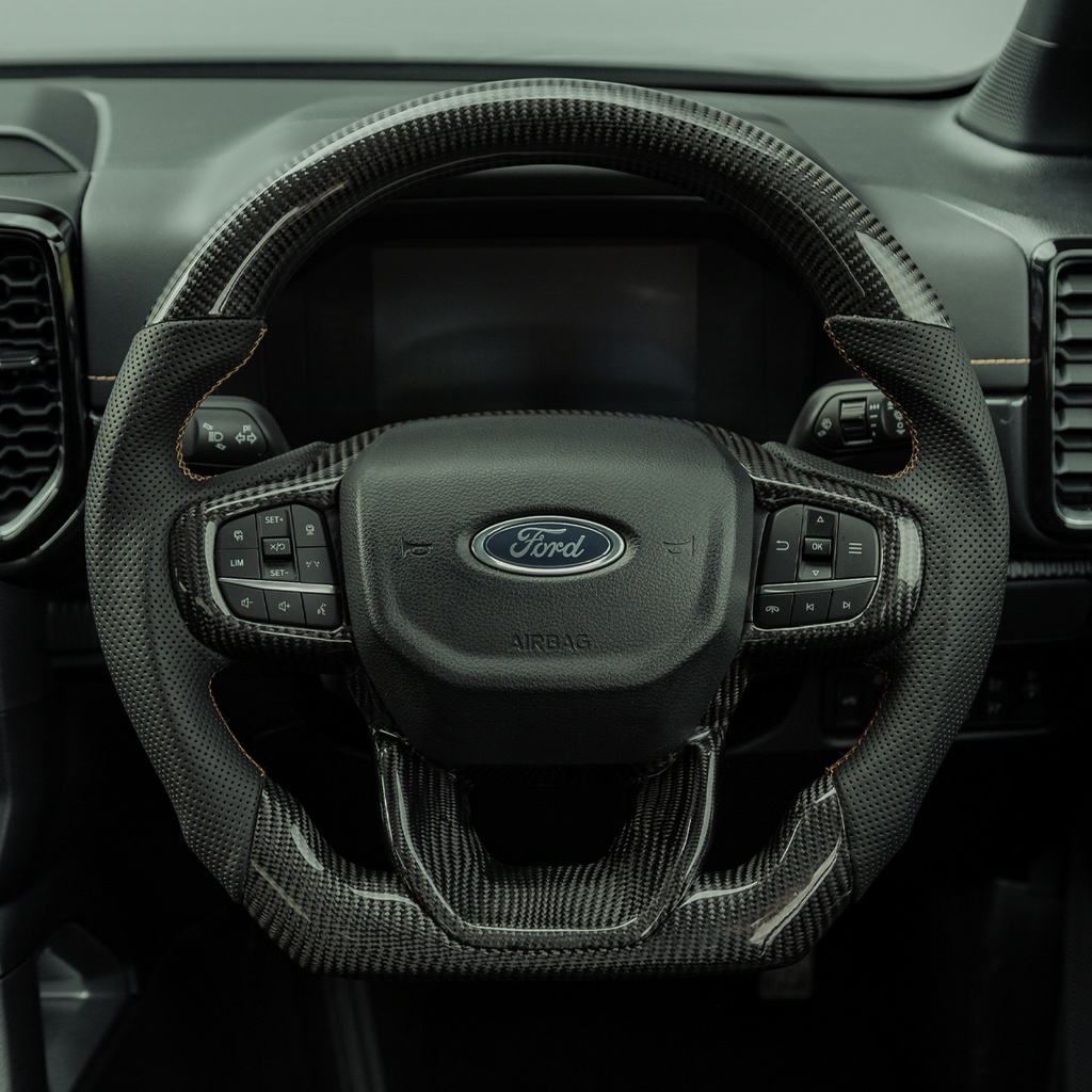 FORD RANGER 2023- WILDTRAK HEATED STEERING WHEEL IN CARBON FIBRE