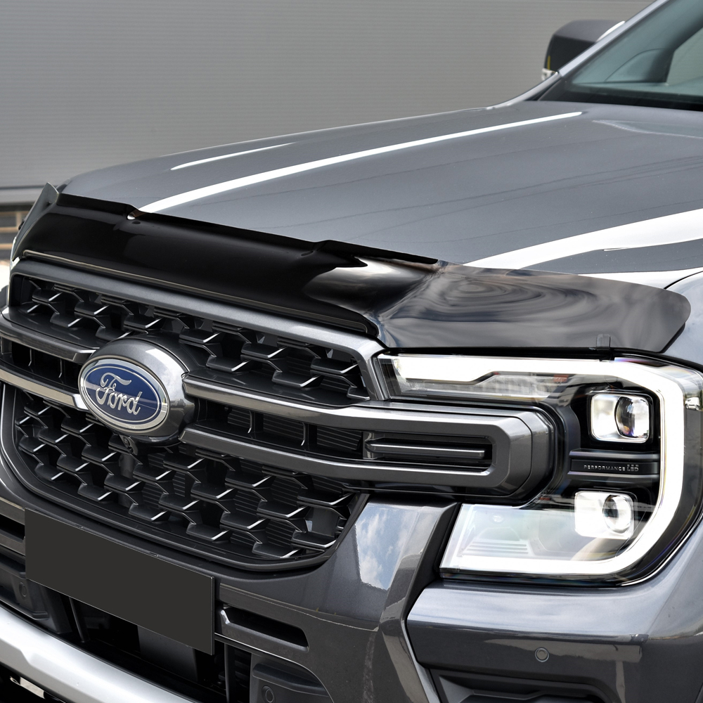 FORD RANGER 2023- DARK SMOKE BONNET GUARD