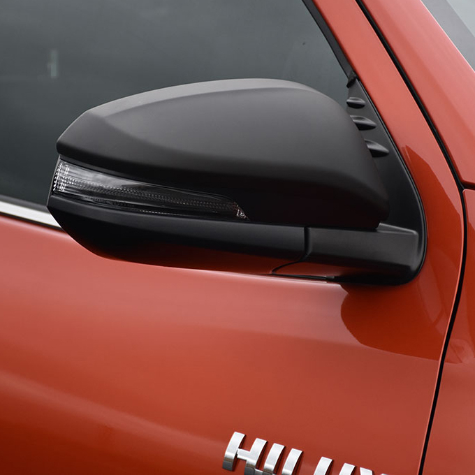 Toyota Hilux 2021- black wing mirror garnish