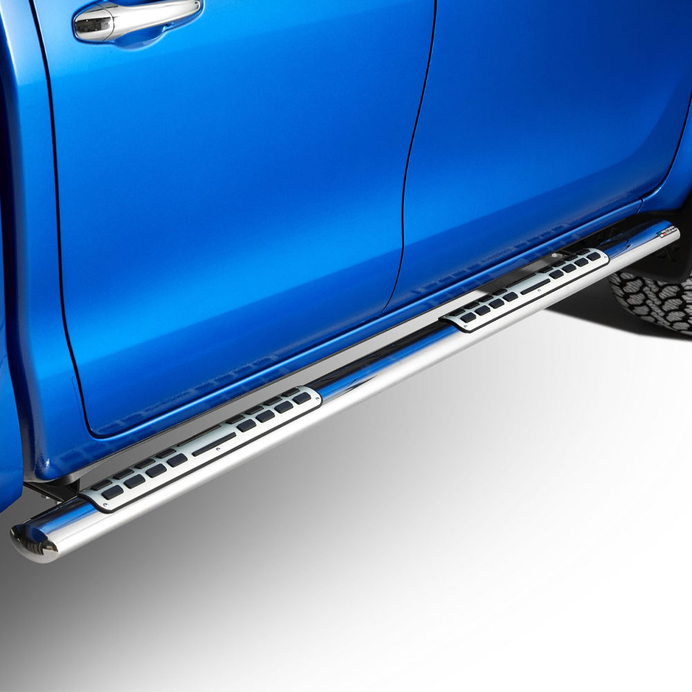 Toyota Hilux 2021- double cab sidebars oval mach