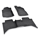 Toyota Hilux 3D Premium floor trays - auto gearbox