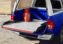 Full-width load bed slide - alloy finish