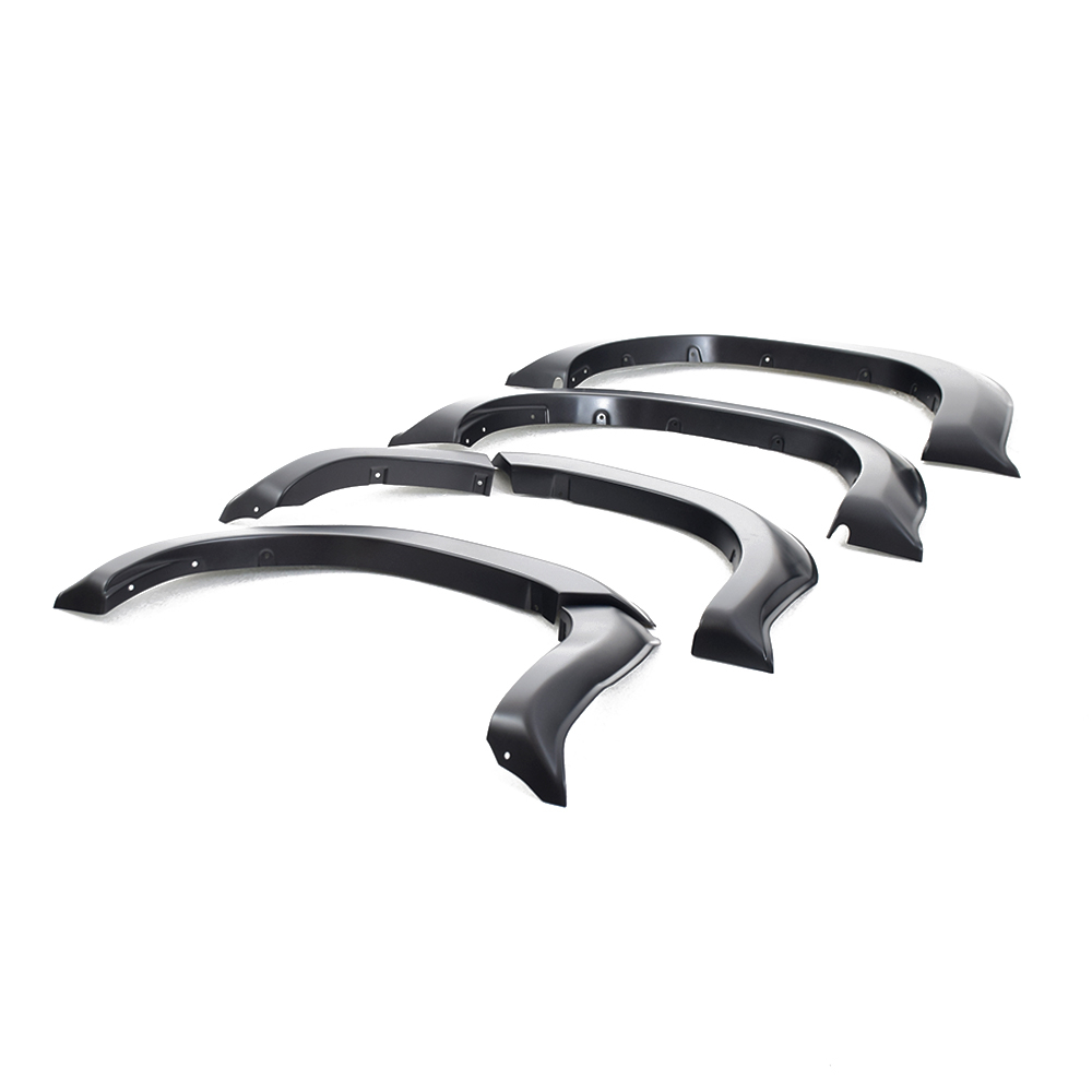 Toyota Hilux 2021- On GT-R Style wheel arches - matt black with gloss black detail
