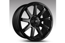 18X8 Hurricane Predator black finish alloy wheel 6X139,7 Toyota Hilux 2016-