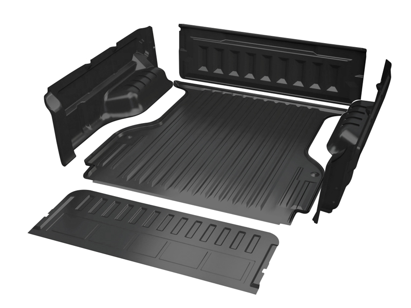 Toytota Hilux 2016-2020 double cab sportguard bed liner - under rail