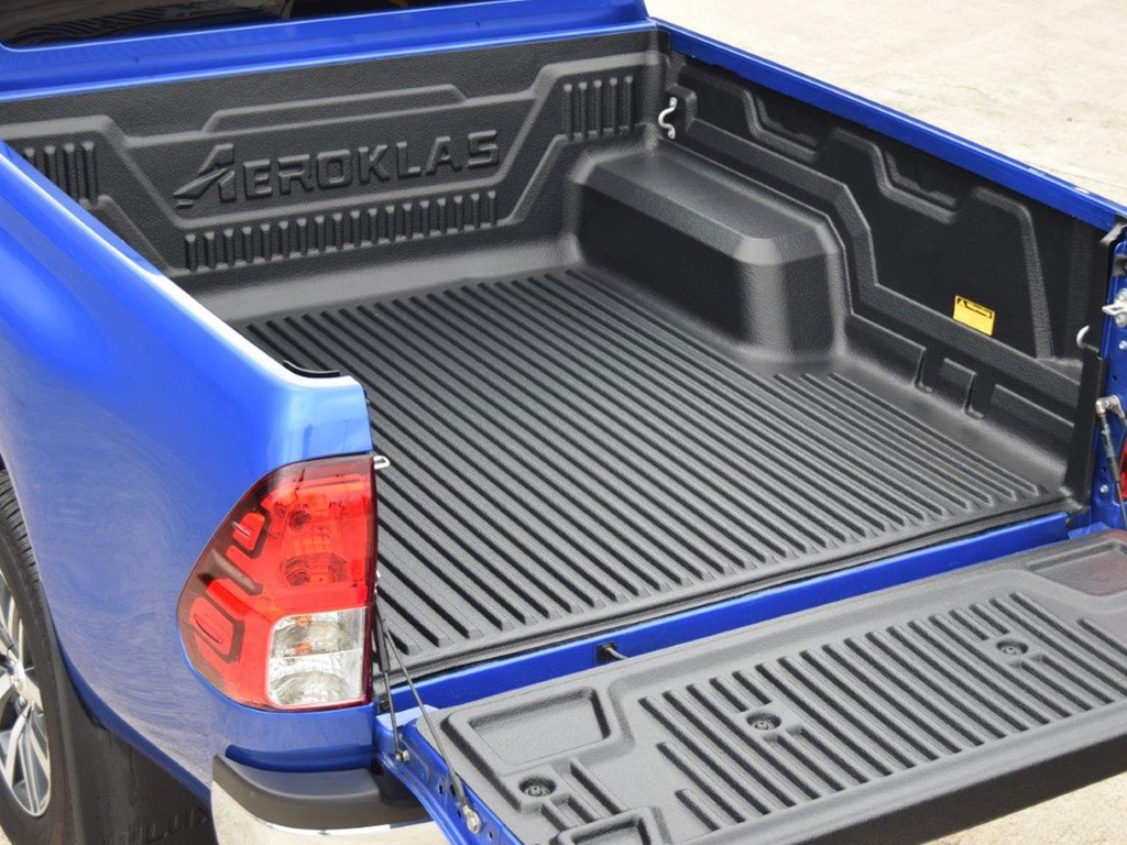 Toyota Hilux 2016-2020 double cab Aeroklas bed liner - under rail