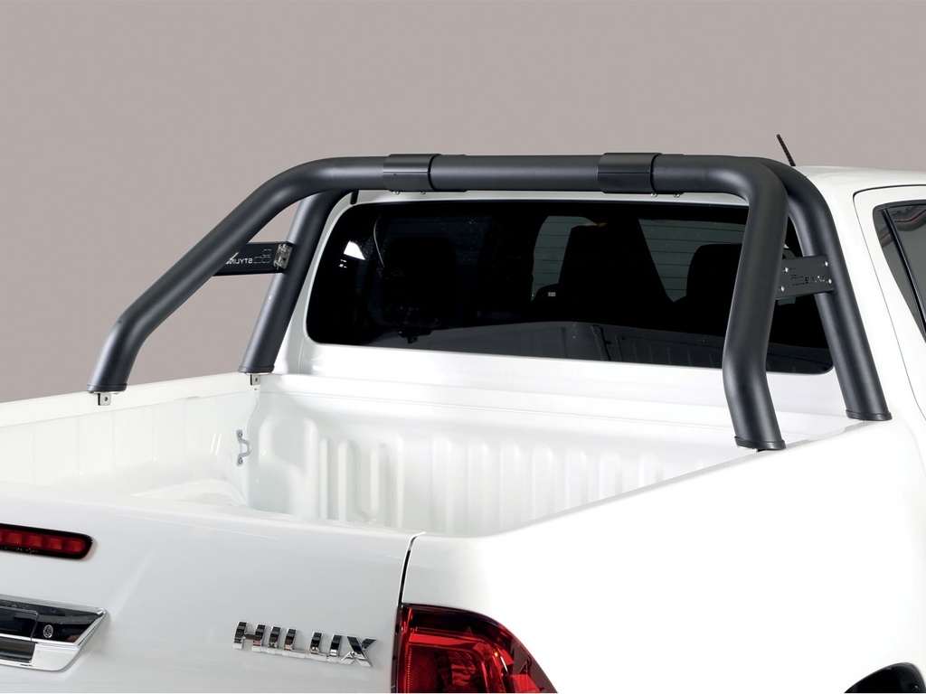 Toyota Hilux Invincible X 2018- black roll bar