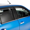 Set of 4 stick-on tinted wind deflectors
