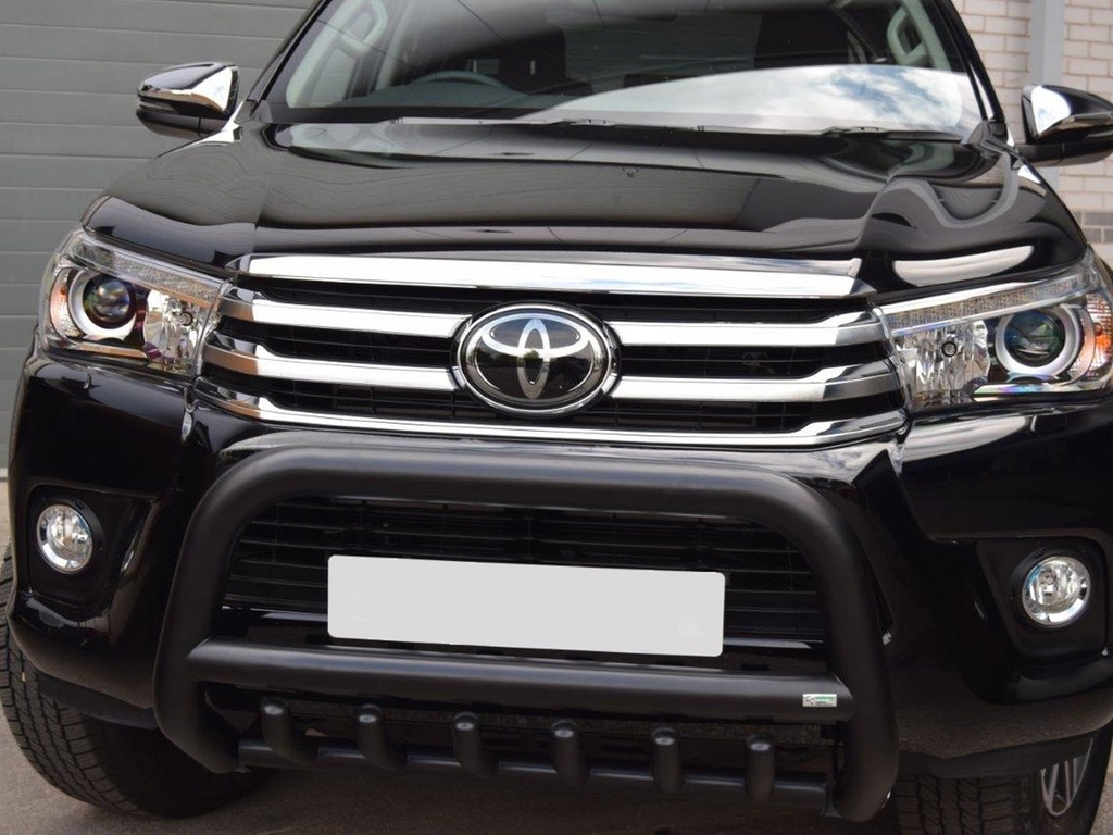 Toyota Hilux 2016 EC Black A-Bar with axle bars