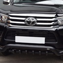 Toyota Hilux 2016-2020 70MM black spoiler bar with axle bars