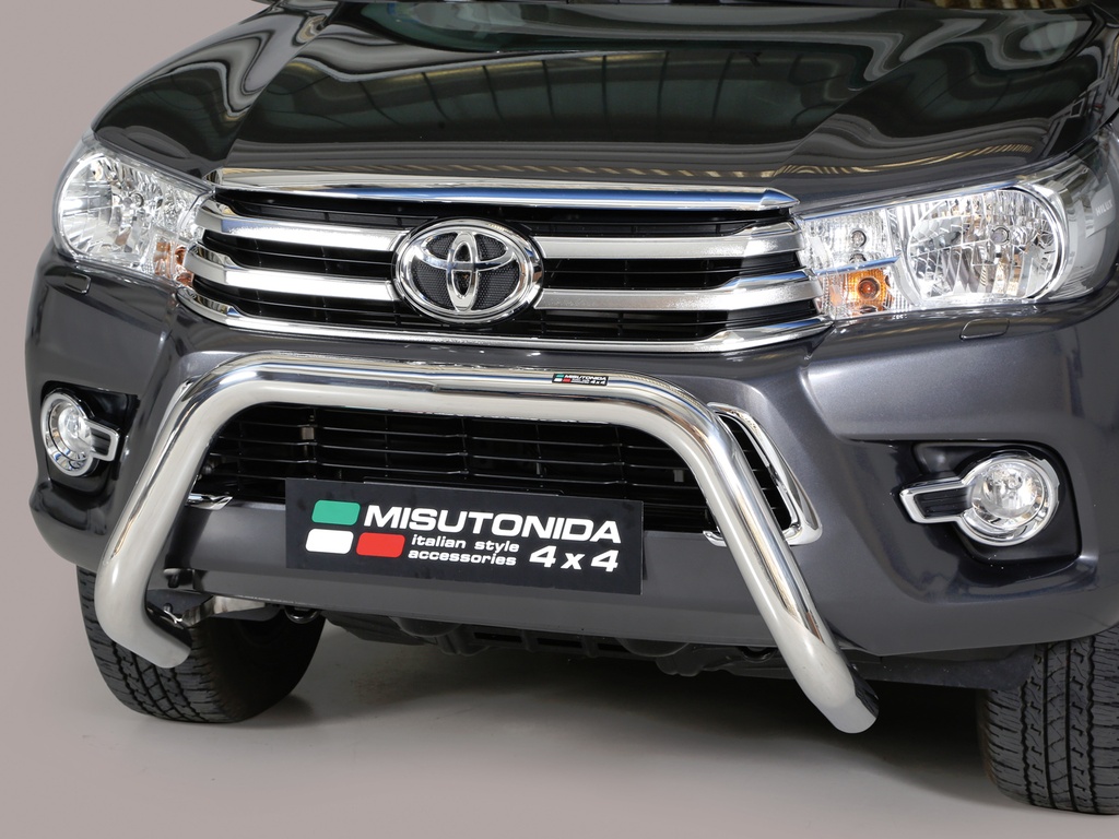 Toyota Hilux 2016- stainless steel 76MM bull bar