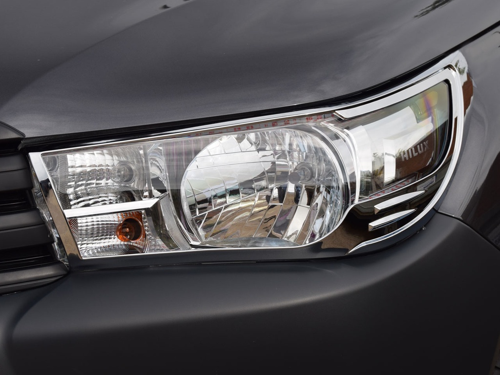 Toyota Hilux 2016- Chrome headlight covers - Invincible model only