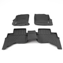 Toyota Hilux 2016- D/CAB 3D Ultra-Tray Mats - SET - Automatic transmission - LHD Cars