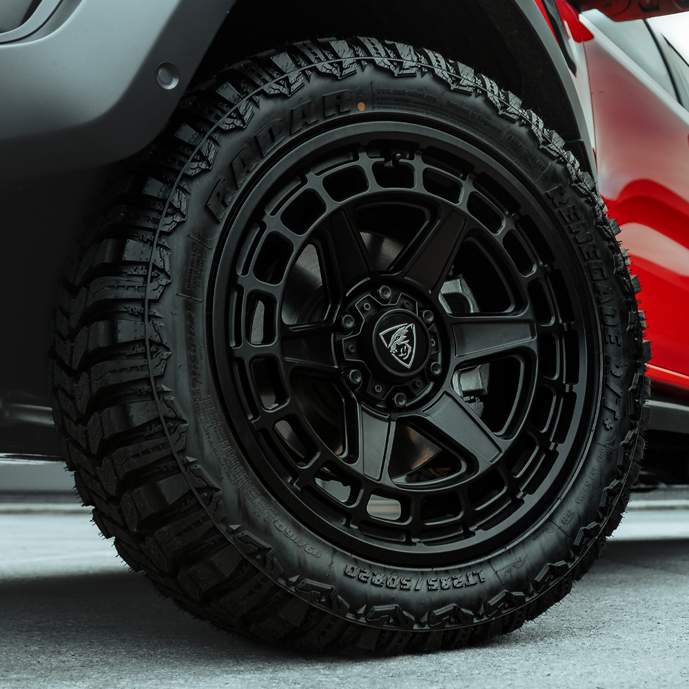20" Predator Wolf Alloy Wheel - Matt black
