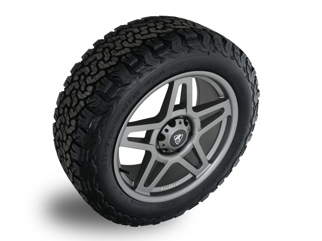 20X9 Predator Fox Alloy Wheel - Matte grey